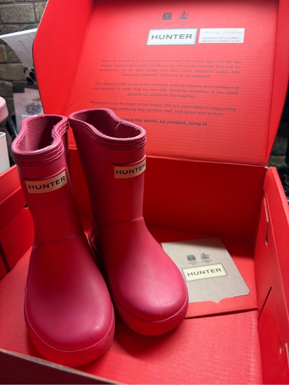 Hunter Kids Waterproof Rain Boots
